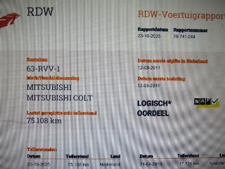 Mitsubishi Colt 1.3 Edition Two  Automaat  75.000km nap Airco  5Drs  2011 picture 4