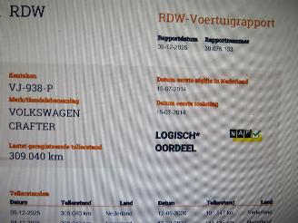 Volkswagen Crafter 5.0 Dubbel lucht L2 H2 2.0 TDi  136pk  6 bak Navigatie Airco Lucht vering stoel  2014 picture 9