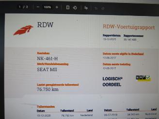 Seat Mii 10. 5Drs Sport Connect  76.000km nap navigatie Sensoren 2017  Airco  [ nieuwstaat picture 6