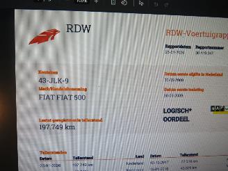 Fiat 500 1.2 Automaat Pop  Schuifdak leer Sport Airco Navigatie  2009 Topstaat picture 10