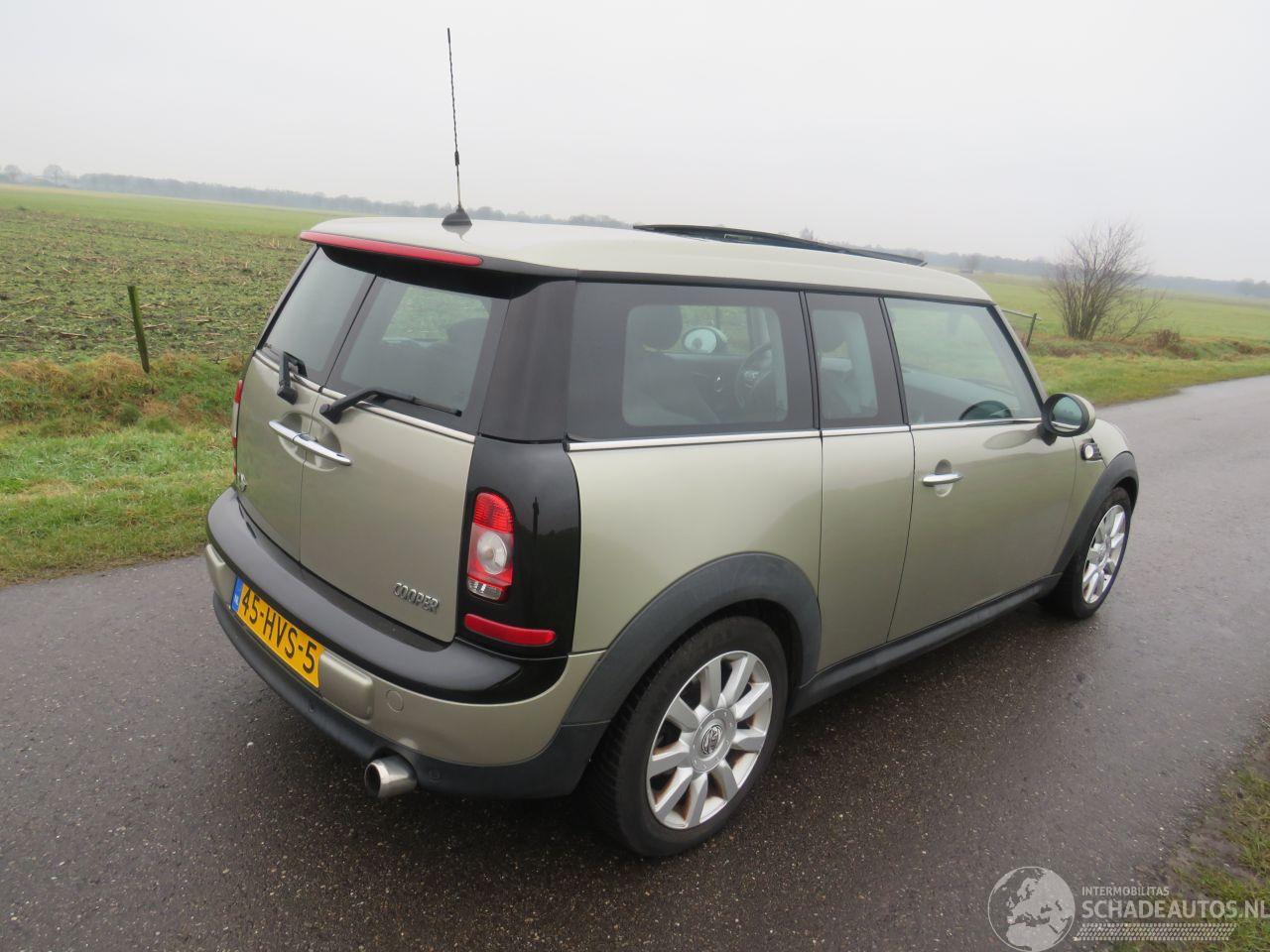 Mini Mini COOPER CLUBMAN 1.6 120pk Leer Stoelverwarming schuifdak schadvrij 2008