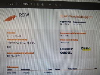 Toyota C-HR 1.8 Automaat  Hybride 140 10.000km nap 2025 Elektrische/Benzine Camera Navi picture 6