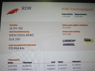 Mercedes SLK 200 SLK Cabrio  232.000km Nap  topstaat  parkeerschade picture 5
