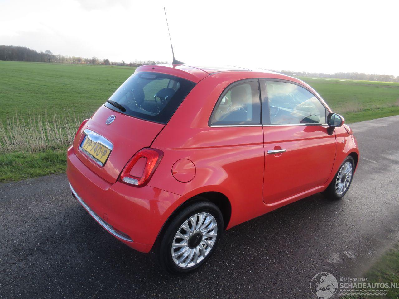 Fiat 500 0.9 TWin Air Louge Panorama Dak 80pk 2017 navigatie sportstoelen [ nieuwstaat
