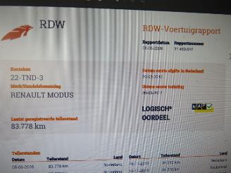 Renault Modus 1.6 112pk  Automaat  Night & Day 80.000km nap MPV  [ Nieuwstaat  splinter nieuw picture 6