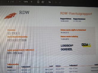 Peugeot 508 SW 189.000KM Nap 1.6 Automaat  156pk 2012 Blue Lease Premium  topstaat picture 4