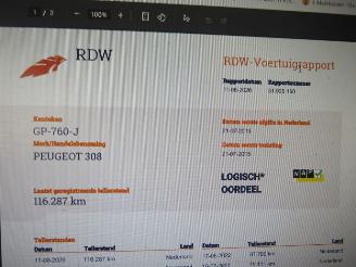 Peugeot 308 1.2 110pk Pure Tech Style 116.000km Navigatie Camera airco Clima   splinter nieuwe d riem picture 5