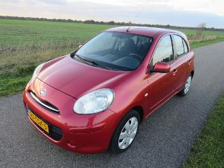 Nissan Micra 1.2 DiG-S Acenta 72kw 5drs airco 2012 parkeerschade Bumper   topstaat picture 16