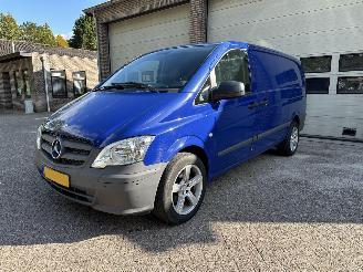 krockskadad bil bedrijf Mercedes Vito 113 CDI 320 Lang Automaat NAP Cruise Leder 2011/1