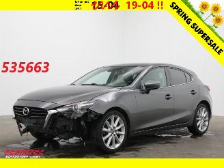 uszkodzony samochody osobowe Mazda 3 2.2 SkyActiv-D 150 SkyLease GT HUD Bose SHZ LRHZ 2018/6