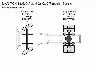 MAN TGX 18.500 Aut. 4X2 XLX Retarder Euro 6 picture 18
