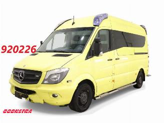 Vaurioauto  commercial vehicles Mercedes Sprinter 319 BlueTec Aut. RTW Airco Cruise Ambulance 2014/7