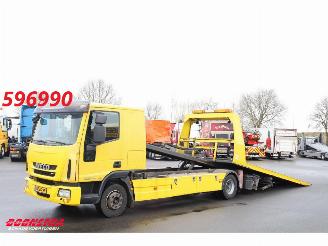 škoda nákladních automobilů Iveco EuroCargo ES 120EL22 Schiebeplateau Falkom Brille Lier Euro 5 2013/8