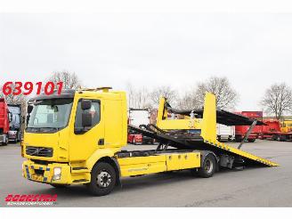 dommages camions /poids lourds Volvo FL 290 Falkom 3-Lader Doppelstock Winde Brille Airco Euro 5 2013/1