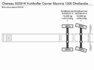 Chereau  S2331K Kuhlkoffer Carrier Maxima 1300 Dhollandia BY 2010 picture 25