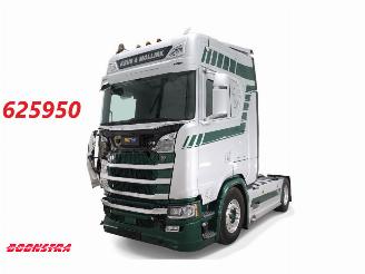 dañado camiones Scania S S650 4X2 Euro 6 V8 Full Air Alcoa Standairco ACC Leder 2021/5