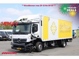 danneggiata veicoli industriali Mercedes Antos 2124 Koffer 8.60 Meter!! LBW Euro 6 2017/11