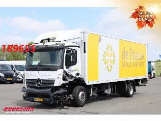 Schade vrachtwagen Mercedes Antos 2124 Koffer 8.60 Meter!! LBW Euro 6 2017/11