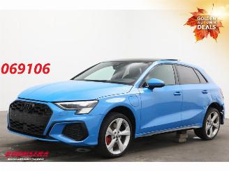 damaged passenger cars Audi A3 Sportback 45 TFSI e S-Line Matrix HUD B&O ACC Massage Leder Camera 2023/2