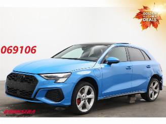 skadebil auto Audi A3 Sportback 45 TFSI e S-Line Matrix HUD B&O ACC Massage Leder Camera 2023/2