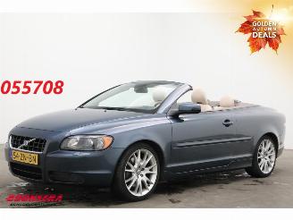 skadebil auto Volvo C-70 Convertible 2.4i Aut. Kinetic Memory Leder Xenon Navi Clima Cruise SHZ PDC AHK 2008/4
