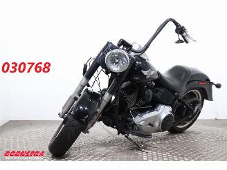 dommages motocyclettes  Harley-Davidson  FLSTFB Fat Boy Vance & Hines BY 2013 2013/1