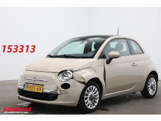krockskadad bil auto Fiat 500 0.9 TwinAir Turbo Lounge Pano Airco 2014/6
