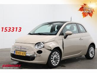 Vaurioauto  passenger cars Fiat 500 0.9 TwinAir Turbo Lounge Pano Airco 2014/6