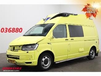 dommages fourgonnettes/vécules utilitaires Volkswagen Transporter 2.0 TDI 205 PK DSG RTW Ambulance LED Leder Cruise PDC 2019/10