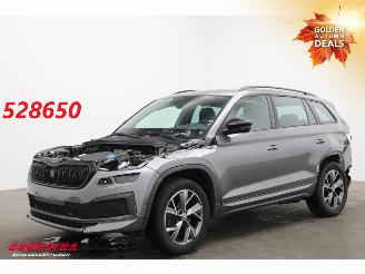 Voiture accidenté Skoda Kodiaq 2.0 TDI 200 PK DSG Sportline 4X4 LED ACC Virtual Memory Camera AHK 2024/3