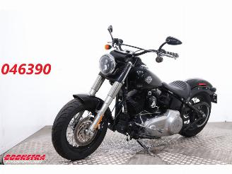 škoda motocykly Harley-Davidson Overige FLS 103 Softail Slim Vance & Hines LED 2014/1