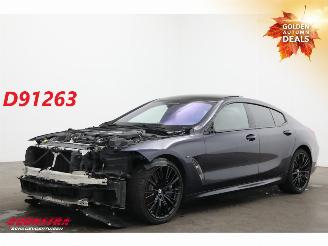 Unfallwagen BMW 8-serie Gran Coupé M850i xDrive M-Sport Pano ACC Ventilatie Memory B&W 2021/2