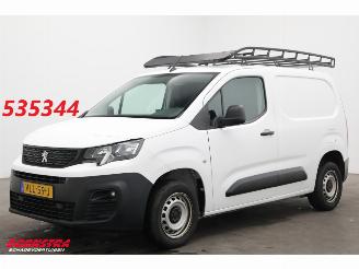 uszkodzony samochody ciężarowe Peugeot Partner 1.5 BlueHDI Premium Apple/Android Airco Cruise PDC AHK 2021/9