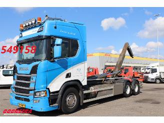 damaged trucks Scania R R500 6X2 Retarder VDL Haakarm Standclima Leder Navi Camera 2019/4