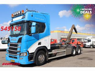 Vaurioauto  trucks Scania R R500 6X2 Retarder VDL Haakarm Standclima Leder Navi Camera 2019/4