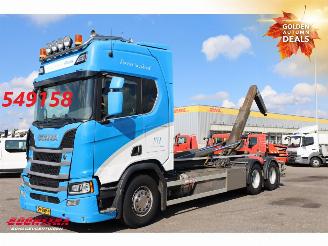 Schade vrachtwagen Scania R R500 6X2 Retarder VDL Haakarm Standclima Leder Navi Camera 2019/4