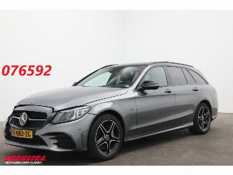 Schadeauto Mercedes C-klasse Estate 300e AMG 1e Eig. LED Pano 360° SHZ AHK 2021/3