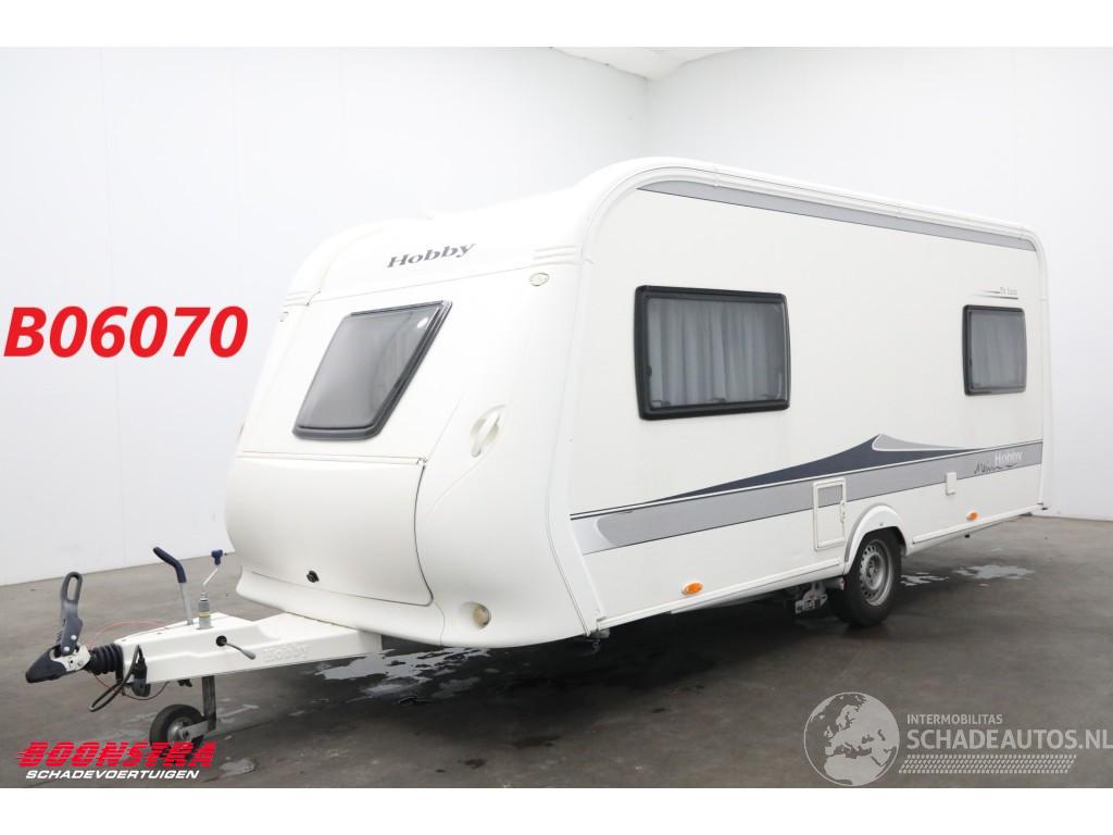 Hobby  490 De Luxe Mover Luifel Fietsendrager Single Beds Rondzit