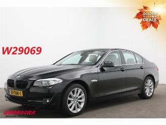 Schadeauto BMW 5-serie 520i Aut. WASSER Leder Clima Cruise SHZ PDC 147.502 km! 2012/1