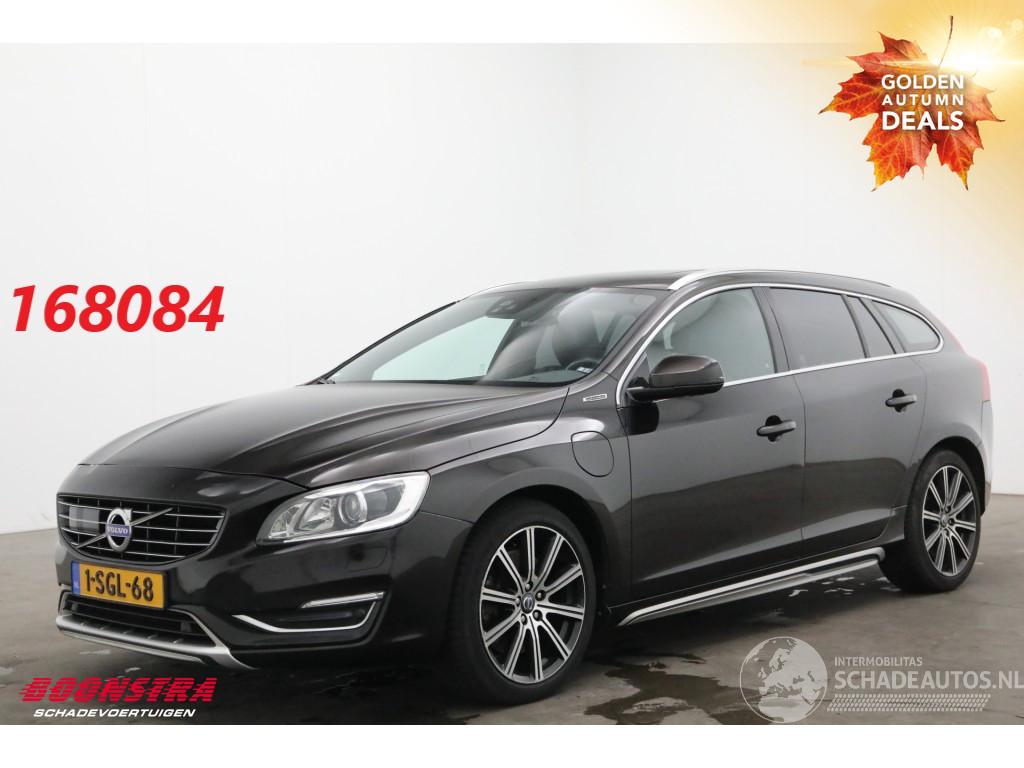 Volvo V-60 2.4 D6 AWD Plug-In Sumum Schuifdak Navi Camera Leder SHZ AHK