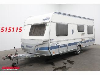 Vaurioauto  caravans Fendt  Topas 510 Mover Dakairco Frans Bed Rondzit 2007/1