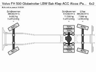 Volvo FH 500 Globetrotter LBW Bak-Klep ACC Alcoa iParkCool picture 39