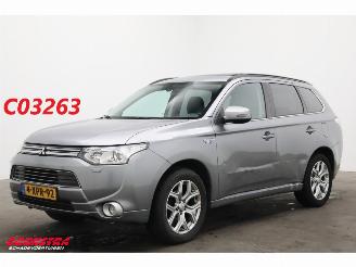 damaged passenger cars Mitsubishi Outlander 2.0 PHEV Instyle Schuifdak Leder Navi Clima Cruise Camera SHZ AHK 2014/10