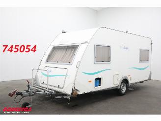 Vaurioauto  caravans Knaus  460 Beauty Luifel Fietsendrager Ringverwarming Rondzit Dwarsbed 2000/3