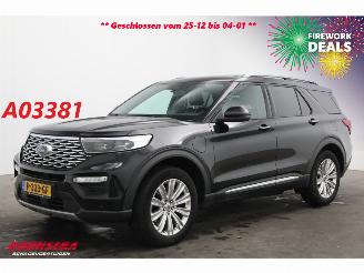 Gebrauchtwagen PKW Ford Explorer 3.0 V6 EcoBoost PHEV Platinum Pano LED ACC B&O Massage Memory 360° 2021/1