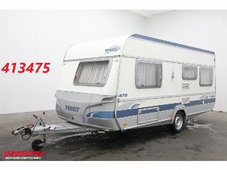 Schade caravan Fendt  Saphir 470 Rondzit Frans Bed Ringverwarming 2006/10