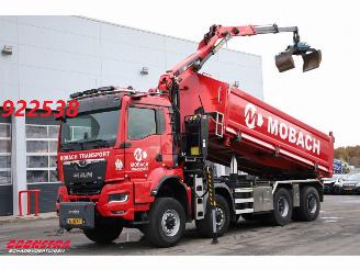 Schade vrachtwagen MAN TGS 43.510 8X8 Widespread Palfinger Q170Z84TI Kran 62.358 km!! 2024/1