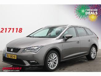 damaged passenger cars Seat Leon ST 1.6 TDI Style LED Pano Navi Clima Cruise PDC AHK 2016/10
