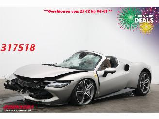 damaged passenger cars Ferrari 296 GTS 3.0 V6 JBL Memory Daytona Seats Forged Rims 360° Carbon 2025/2
