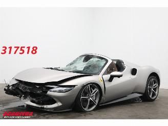 Damaged car Ferrari 296 GTS 3.0 V6 JBL Memory Daytona Seats Forged Rims 360° Carbon 2025/2